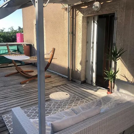 Hyper Centre - Proche Airbus - Confort - Magnifique Terrasse 아파트 투르네푀일